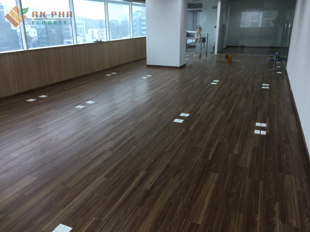 Công trình sàn gỗ thaixin thi công tại quận 9 của sàn gỗ an pha