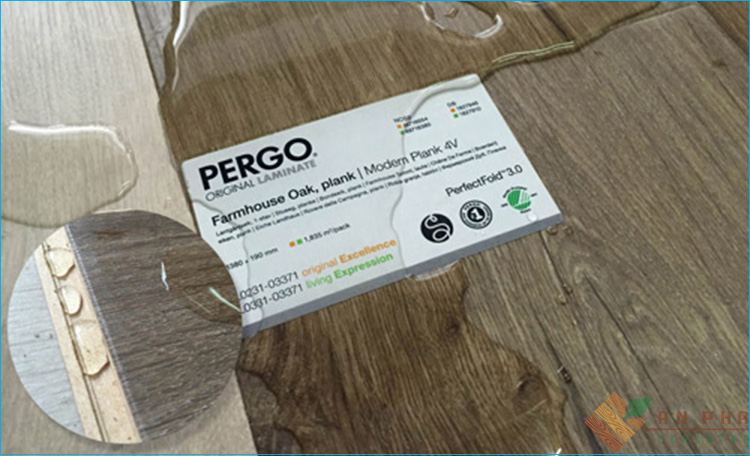Khả năng chống nước vượt trội của sàn gỗ pergo