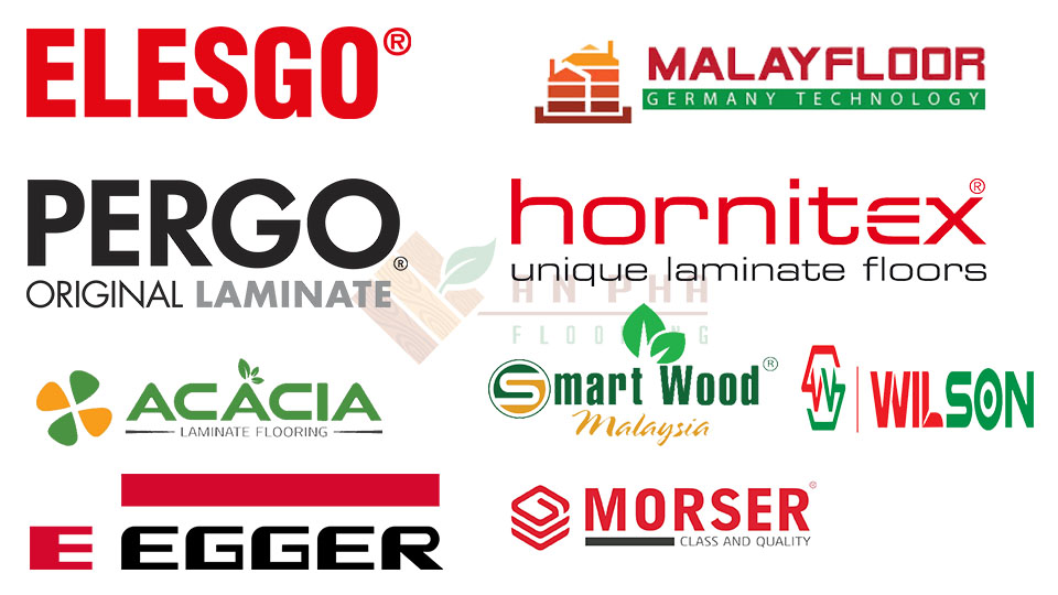 Logo một số thương hiệu sàn gỗ công nghiệp hiện nay trên thị trường