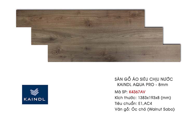 Sàn gỗ Kaindl Aqua Pro K4367AV 8mm