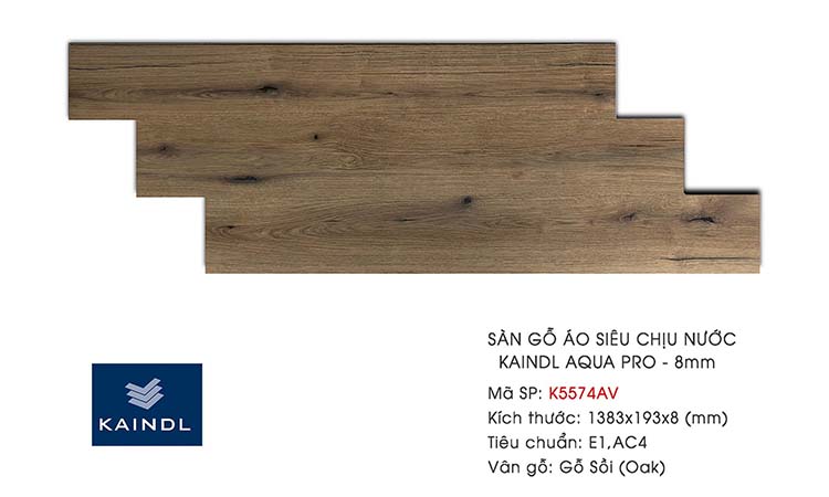 Sàn gỗ Kaindl Aqua Pro K5574AV 8mm