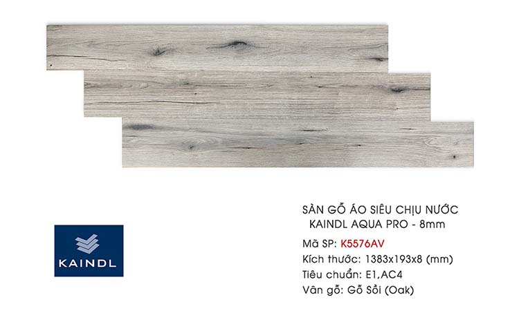Sàn gỗ Kaindl Aqua Pro K5576AV 8mm